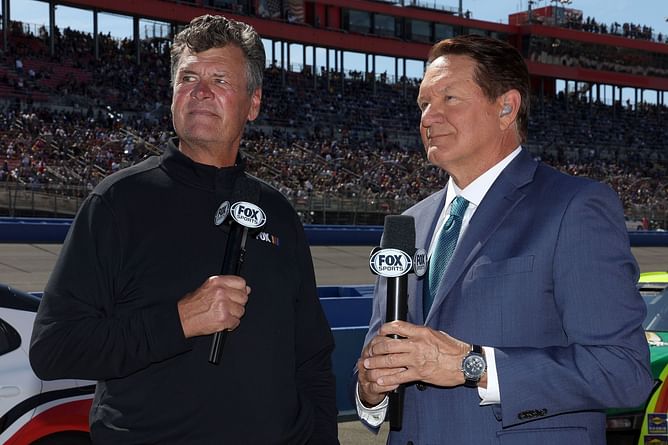 NASCAR reporter Michael Waltrip’s ‘wild’ claim on live TV - “My wife, if she had novacaine and couldn’t feel the pain, we’d probably still be married”