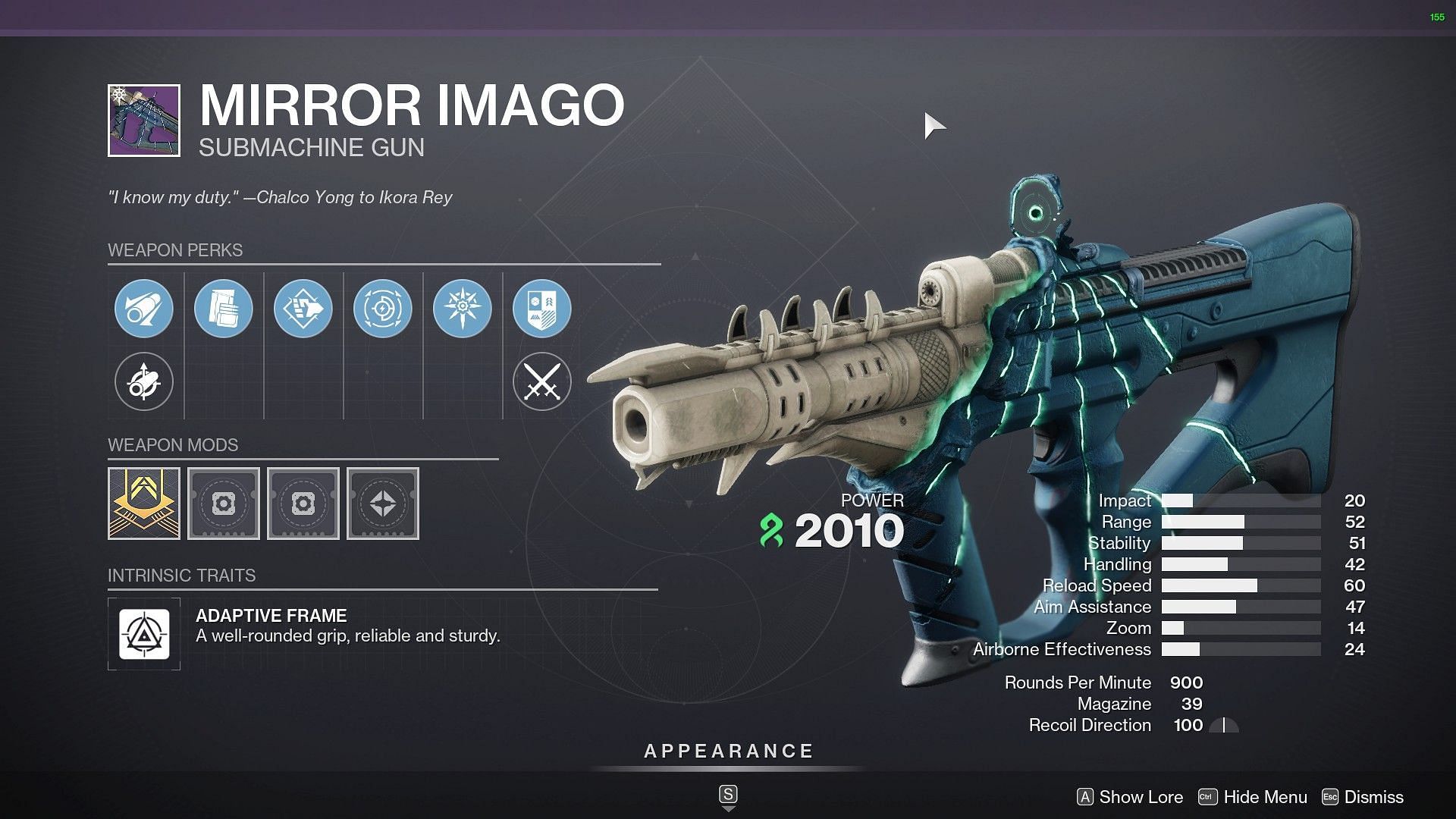 Mirror Imago in Destiny 2 (Image via Bungie)