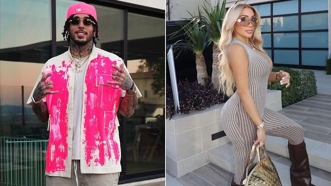 LiAngelo Ball’s ex Nikki Mudarris turns heads sitting courtside with sports betting expert at Bulls game