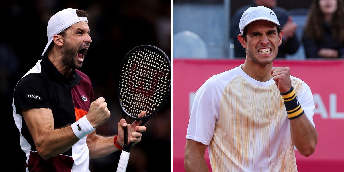 Grigor Dimitrov vs Nuno Borges is one of the second-round matches at the BNP Paribas Open 2025. (Photos: Getty)