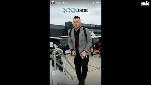 Screenshot from the story on Instagram