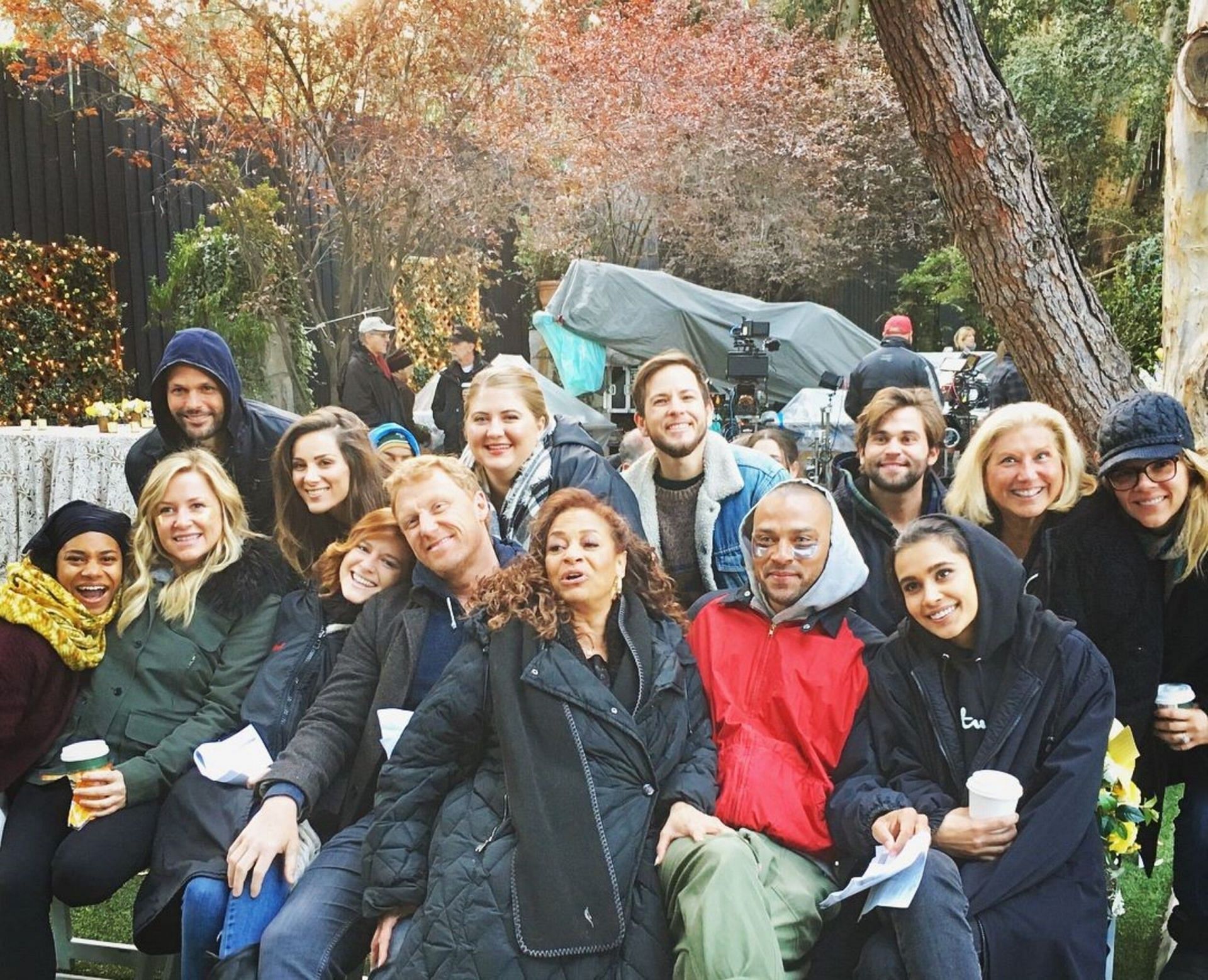 Grey&#039;s Anatomy cast at Calamigos Ranch (Image via Facebook/@Justin Chambers Online)