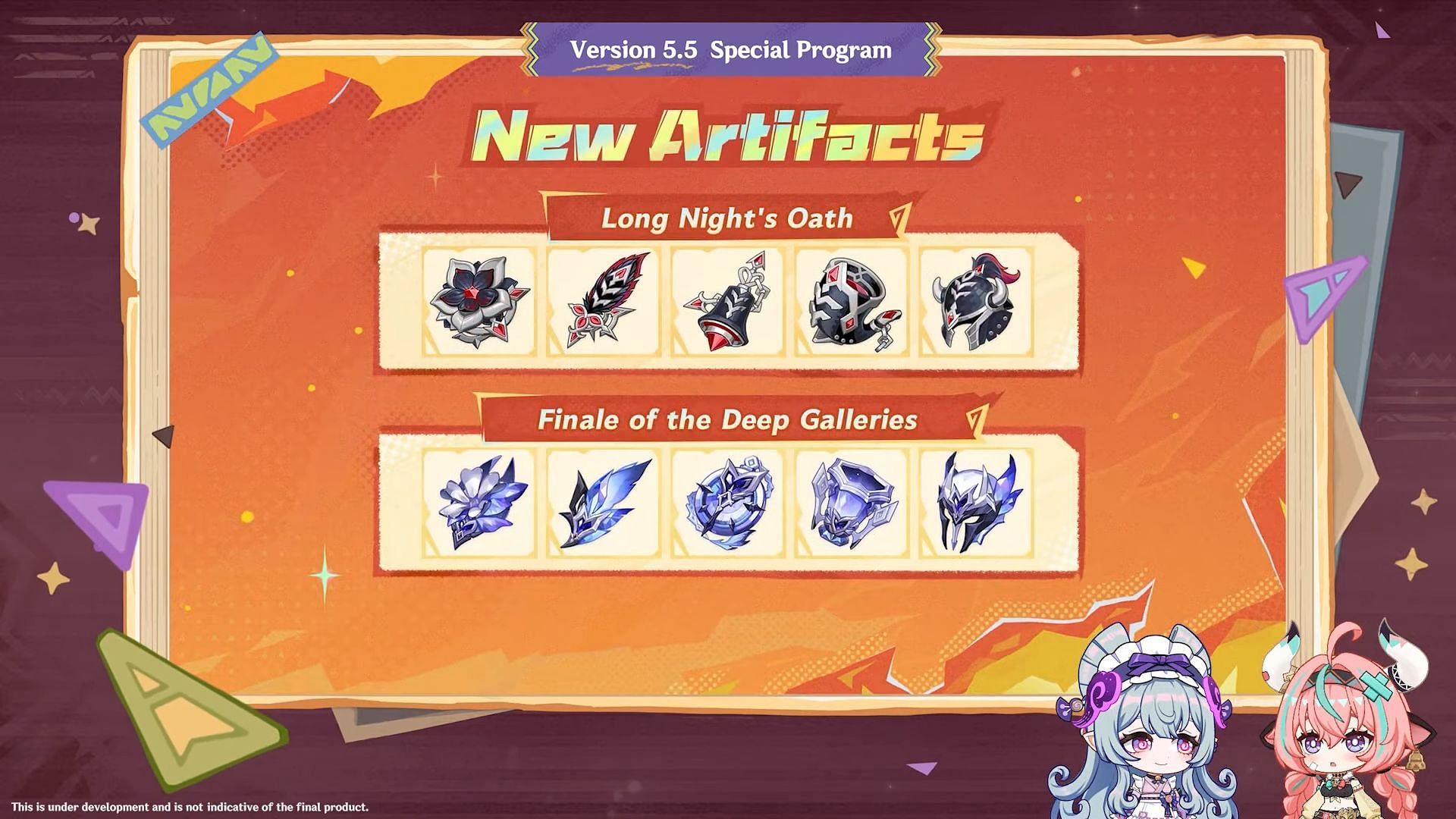 Artifacts (Image via HoYoverse)