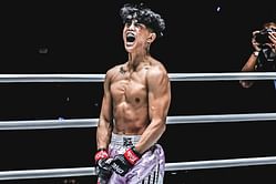 WATCH: Chinese star Banma Duoji gets his air knocked out of him in hilarious celebratory backflip off the corner