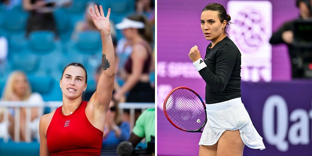 Aryna Sabalenka (L) vs Elena-Gabriela Ruse (R) preview, (Source: Getty Images)