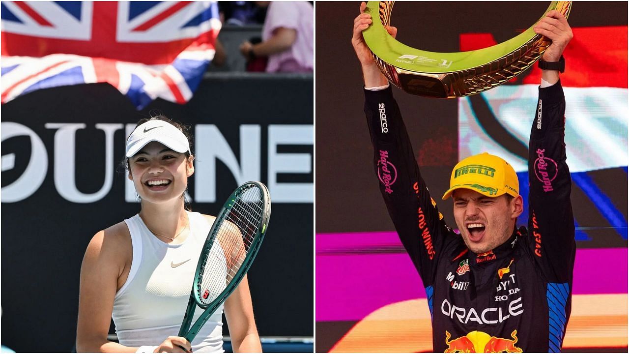 In Picture: Emma Raducanu and Max Verstappen (From Left). Credit: Getty Images