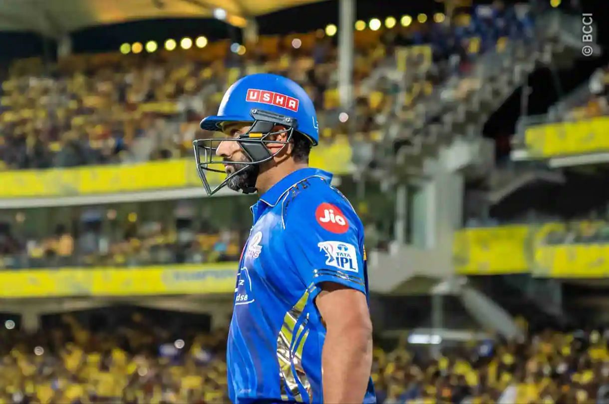Rohit Sharma during CSK vs MI IPL 2025 match [IPLT20]