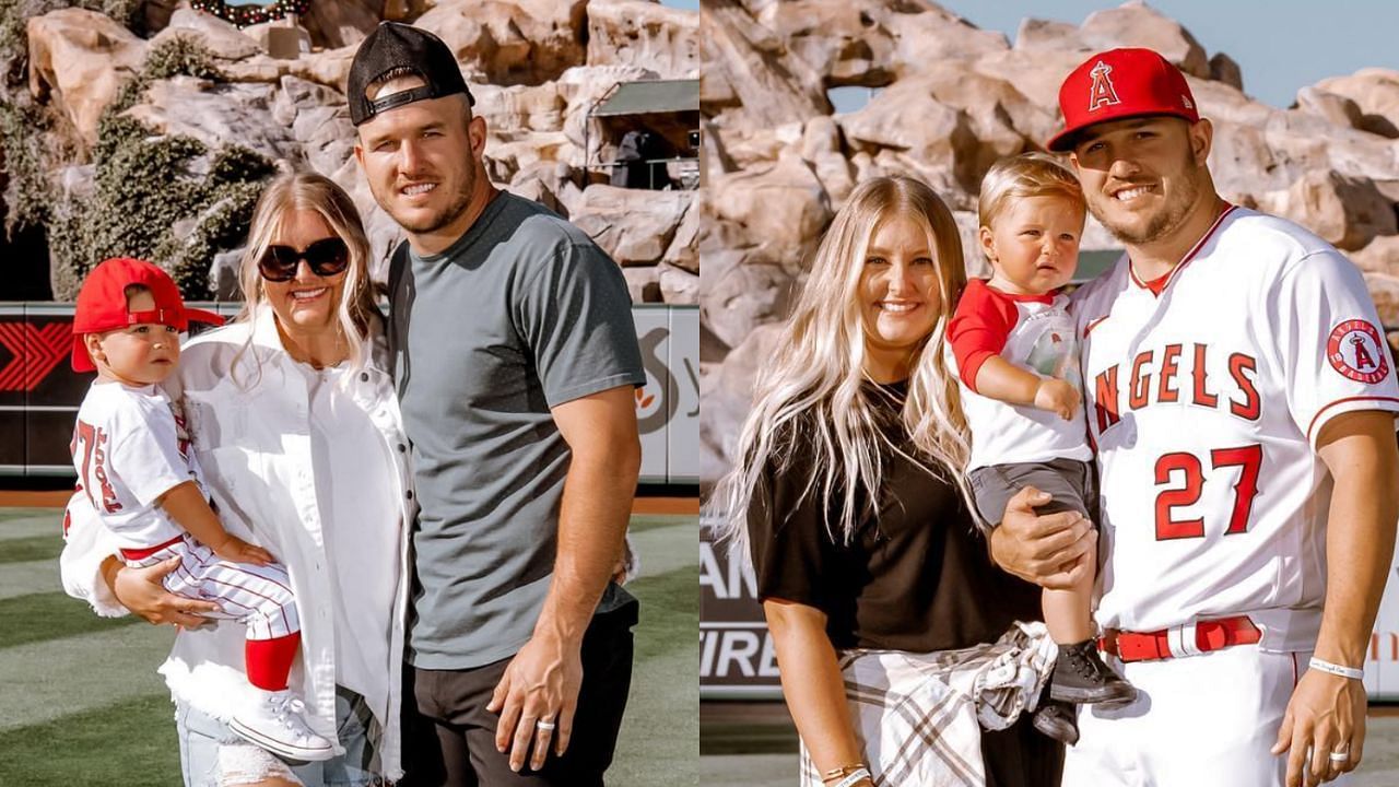 Mike Trout with his family (Image from - Instagram.com/@jesstaratrout)