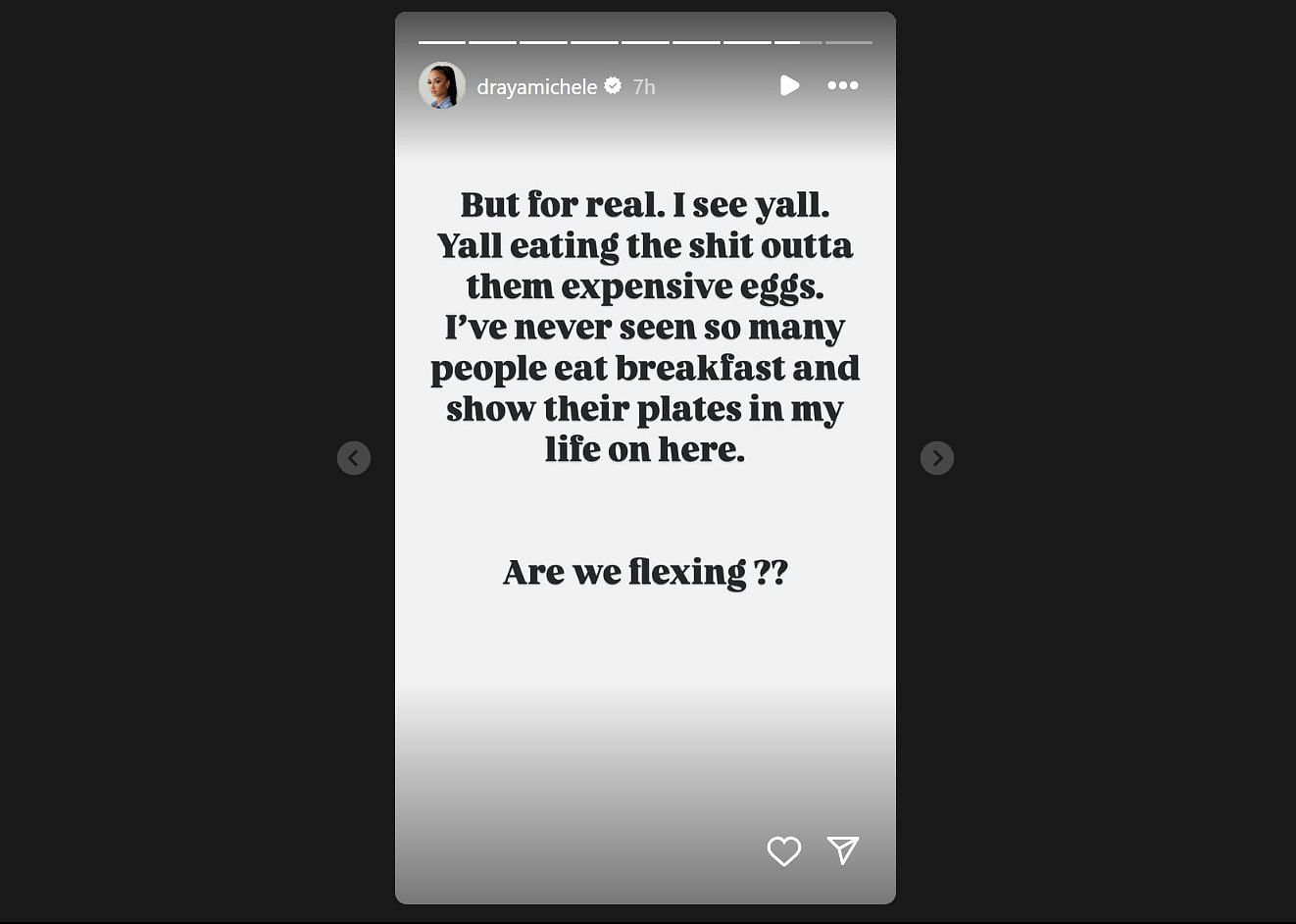 Jalen Green&#039;s girlfriend Draya Michele had this to say on her Instagram (Image via Instagram @drayamichele)