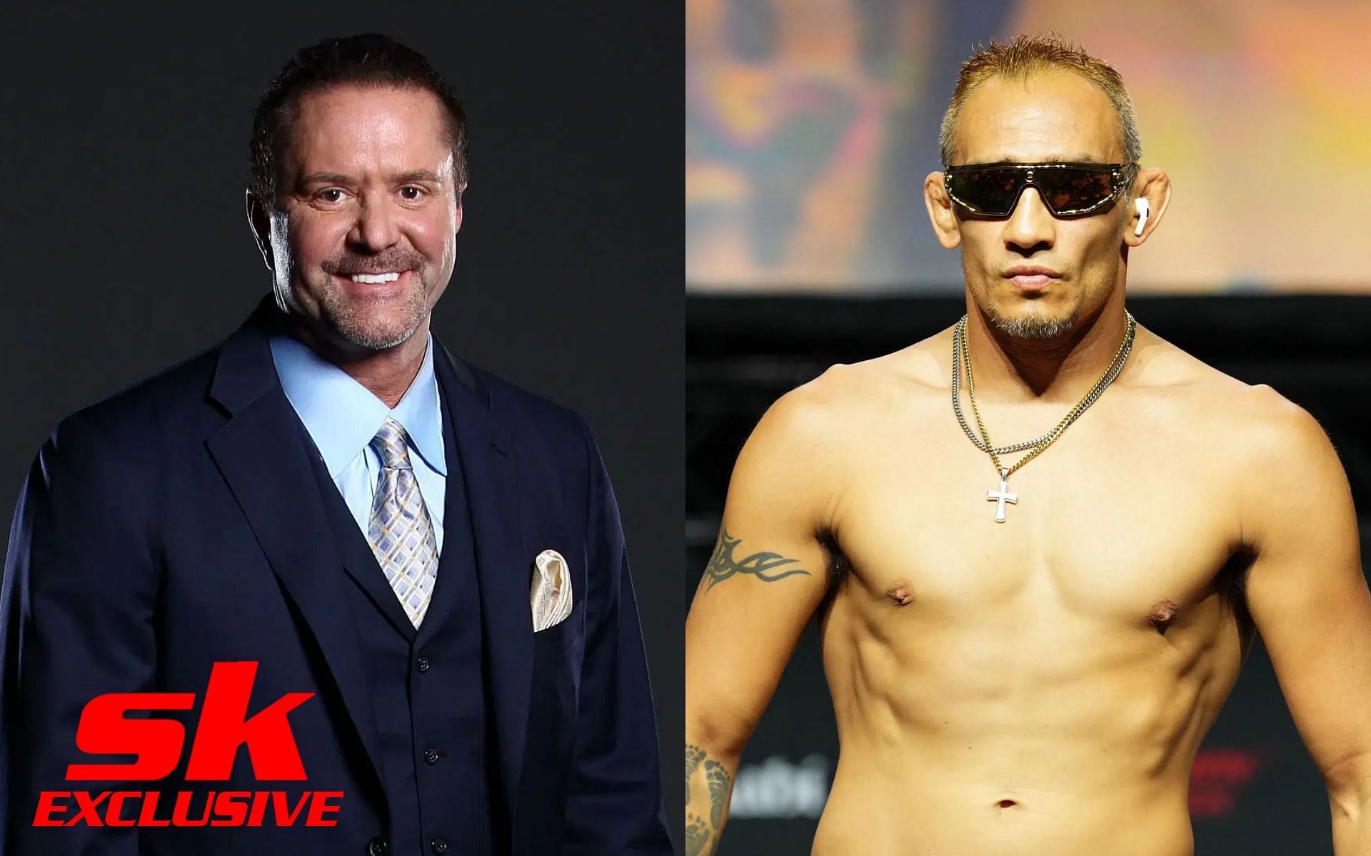 Mike Goldberg shares thoughts on Tony Ferguson competing in GFL [Image courtesy: Sportskeeda, and Getty Images]