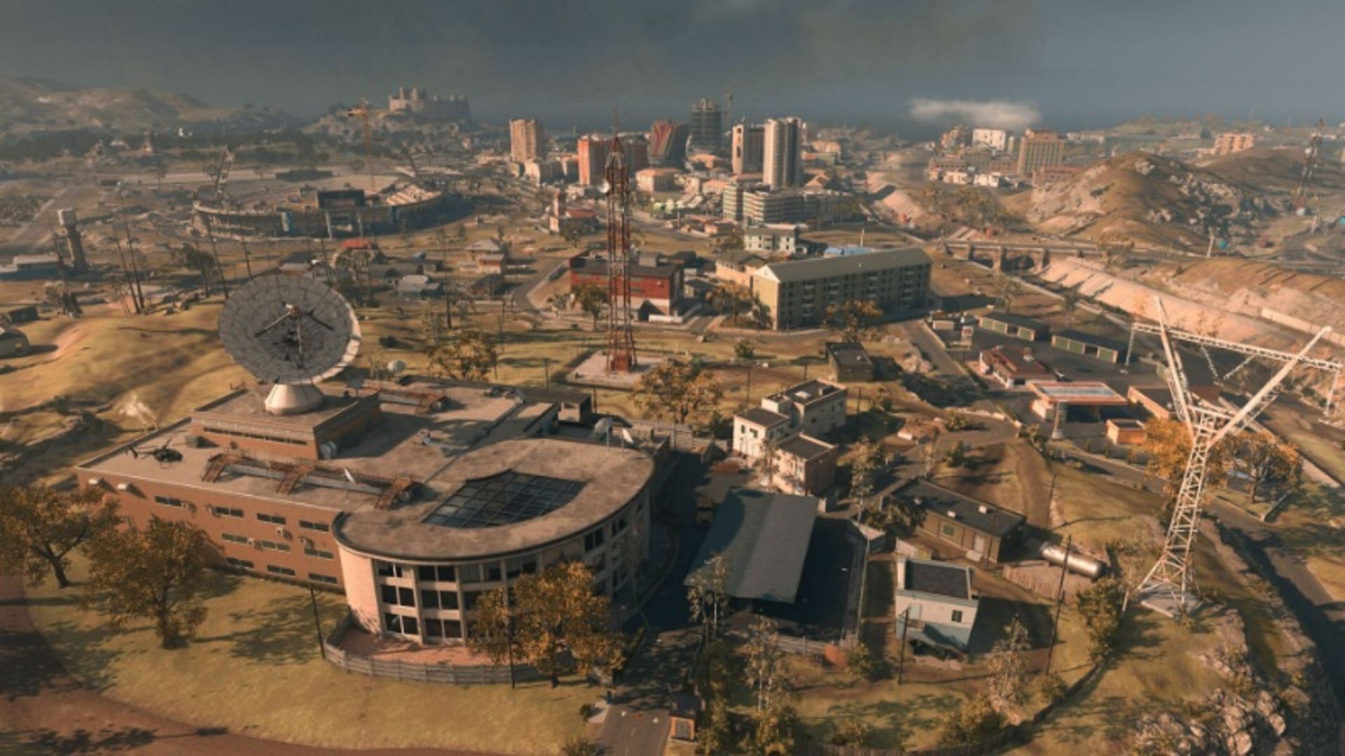 An overview of Verdansk 84 in Warzone (Image via Activision)