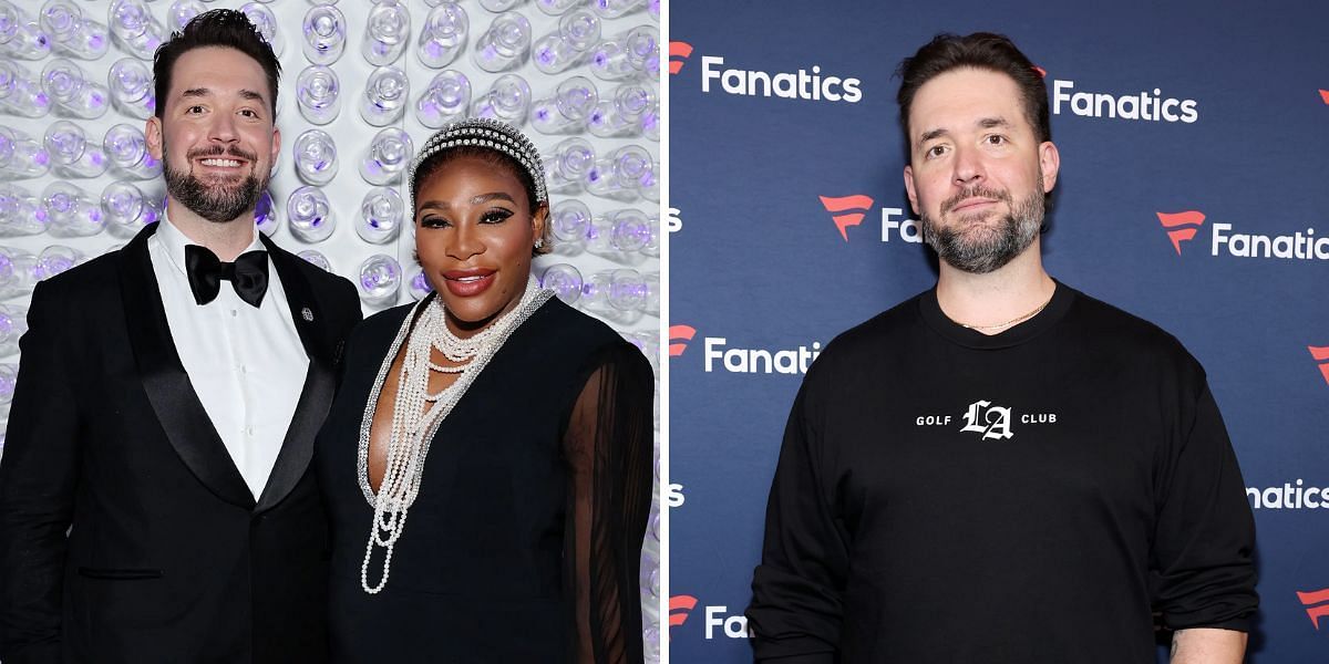 Serena Williams and Alexis Ohanian (Images via GETTY)