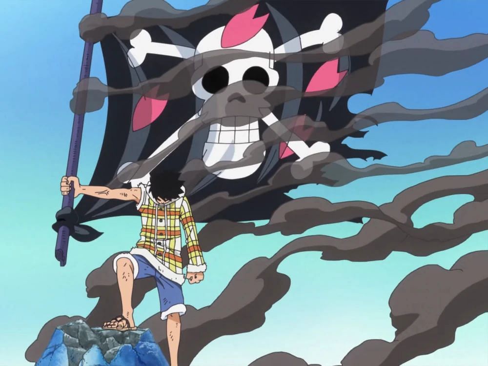 Monkey D. Luffy in One Piece.
