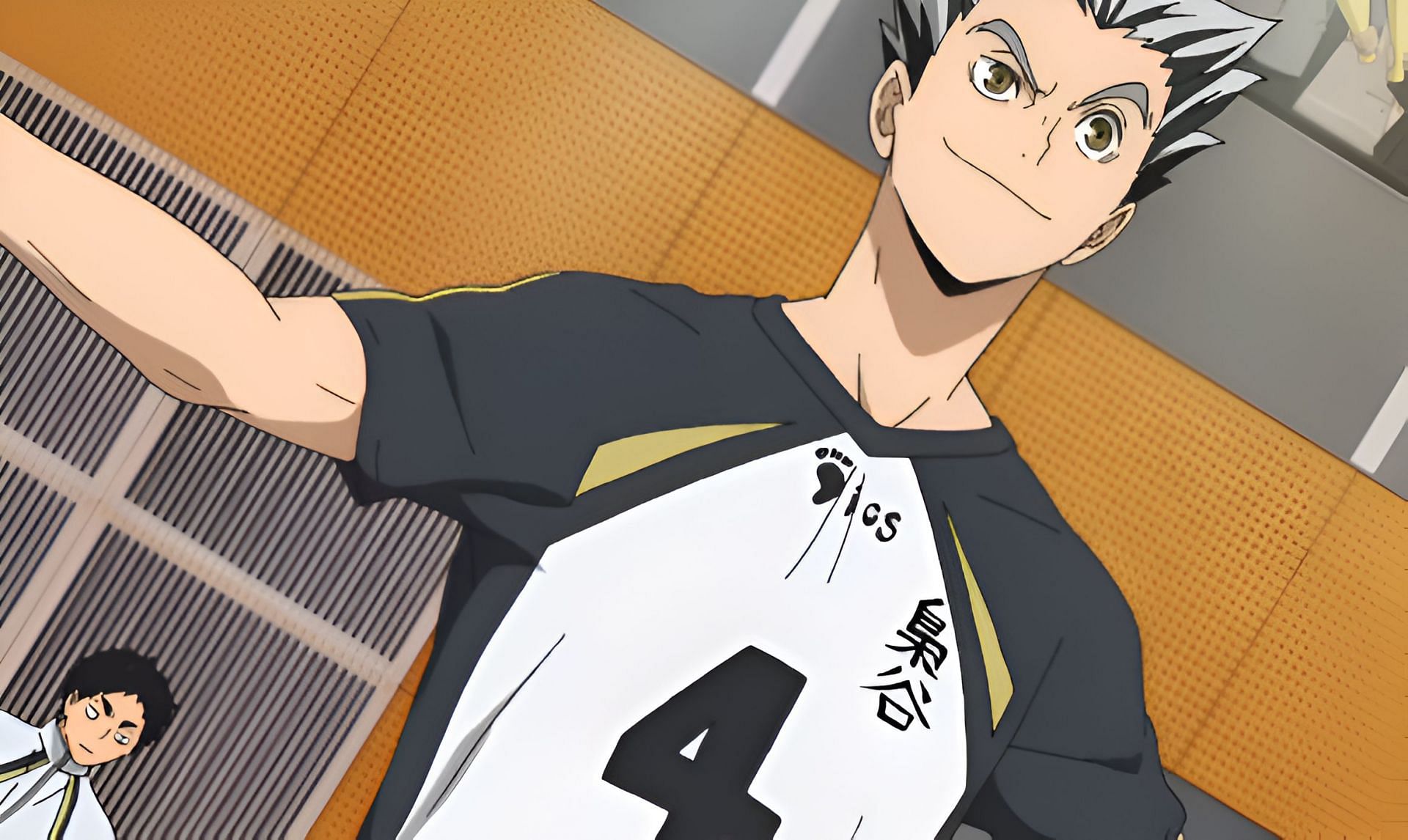 Koutarou Bokuto as seen in the anime trailer (Image via TMS Entertainment)