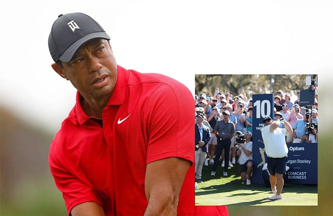 WATCH: 539K followed influencer drains Tiger Woods’ iconic 17th hole putt at Creator Classic