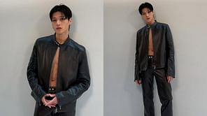 “The getty images curse got NOTHING on him”— Fans in frenzy as ATEEZ's Wooyoung attends the Courrèges show for Paris Fashion Week 2025