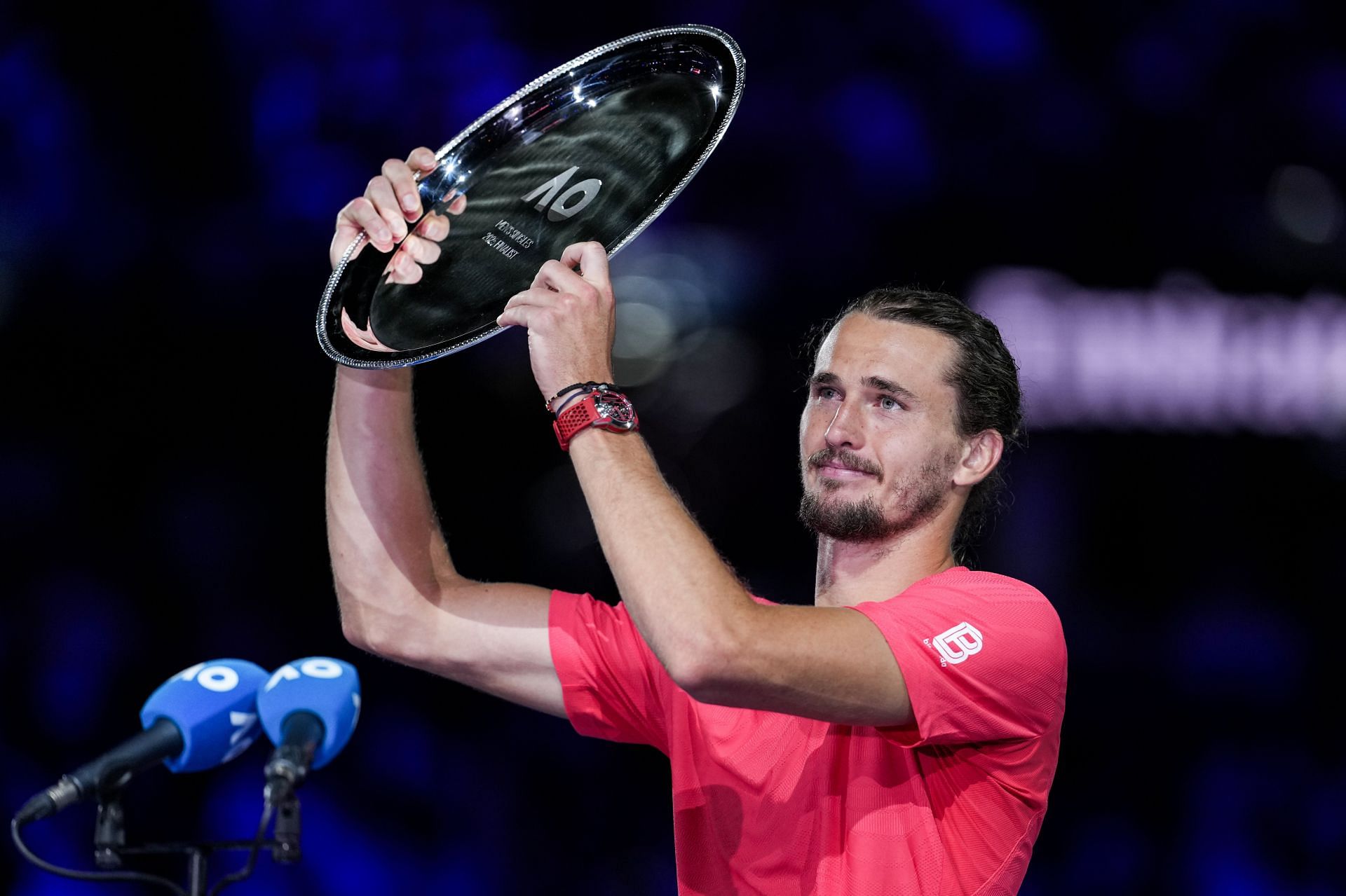 Alexander Zverev at the Australian Open 2025. (Photo: Getty)