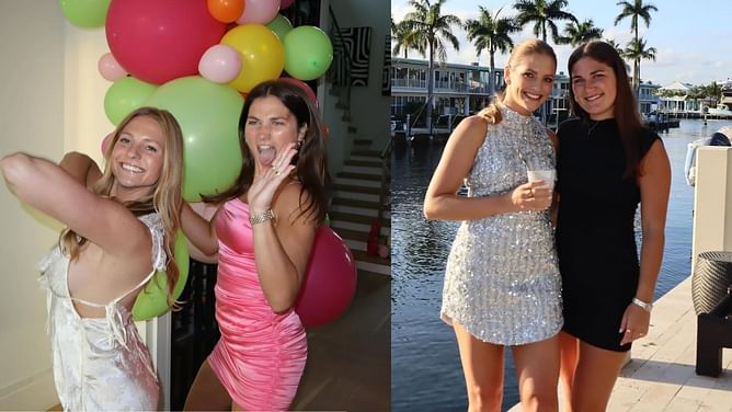 In Photos: Matthew Tkachuk's fiancee Ellie and sister Taryn celebrate bridesmaids' day and bachelorette party ahead of Panthers star's wedding