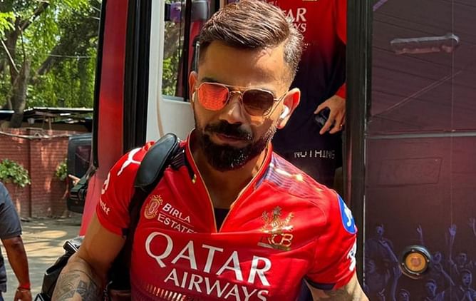 Virat Kohli spotted at Bengaluru airport as RCB fly to Kolkata for IPL 2025 opener against KKR [Watch]