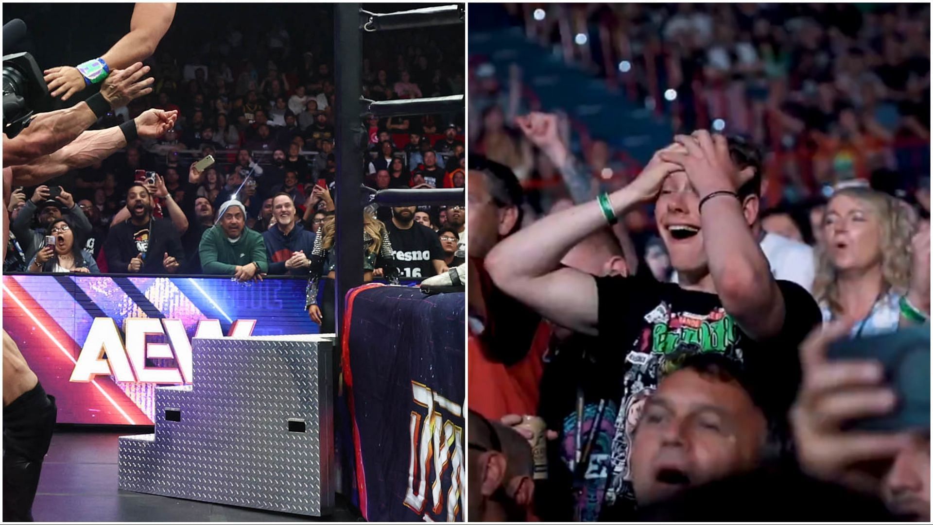 AEW fans express shock at the in-ring action