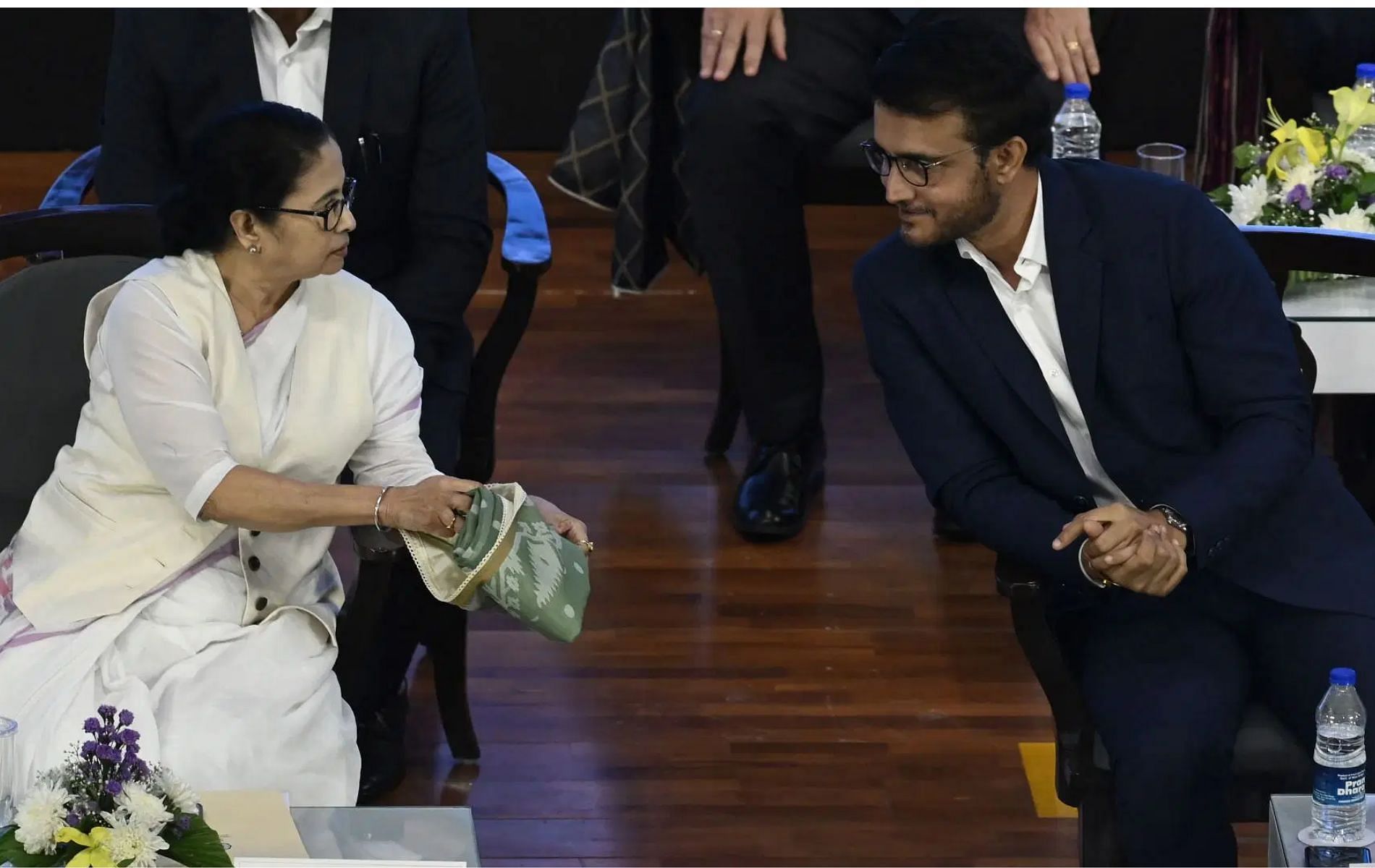 Mamata Banerjee (left) and Sourav Ganguly. (Pic: Getty Images). 