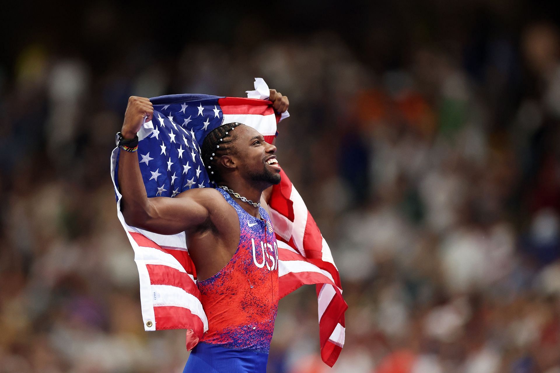 Noah Lyles at Paris Olympics (Photo: Getty Images)