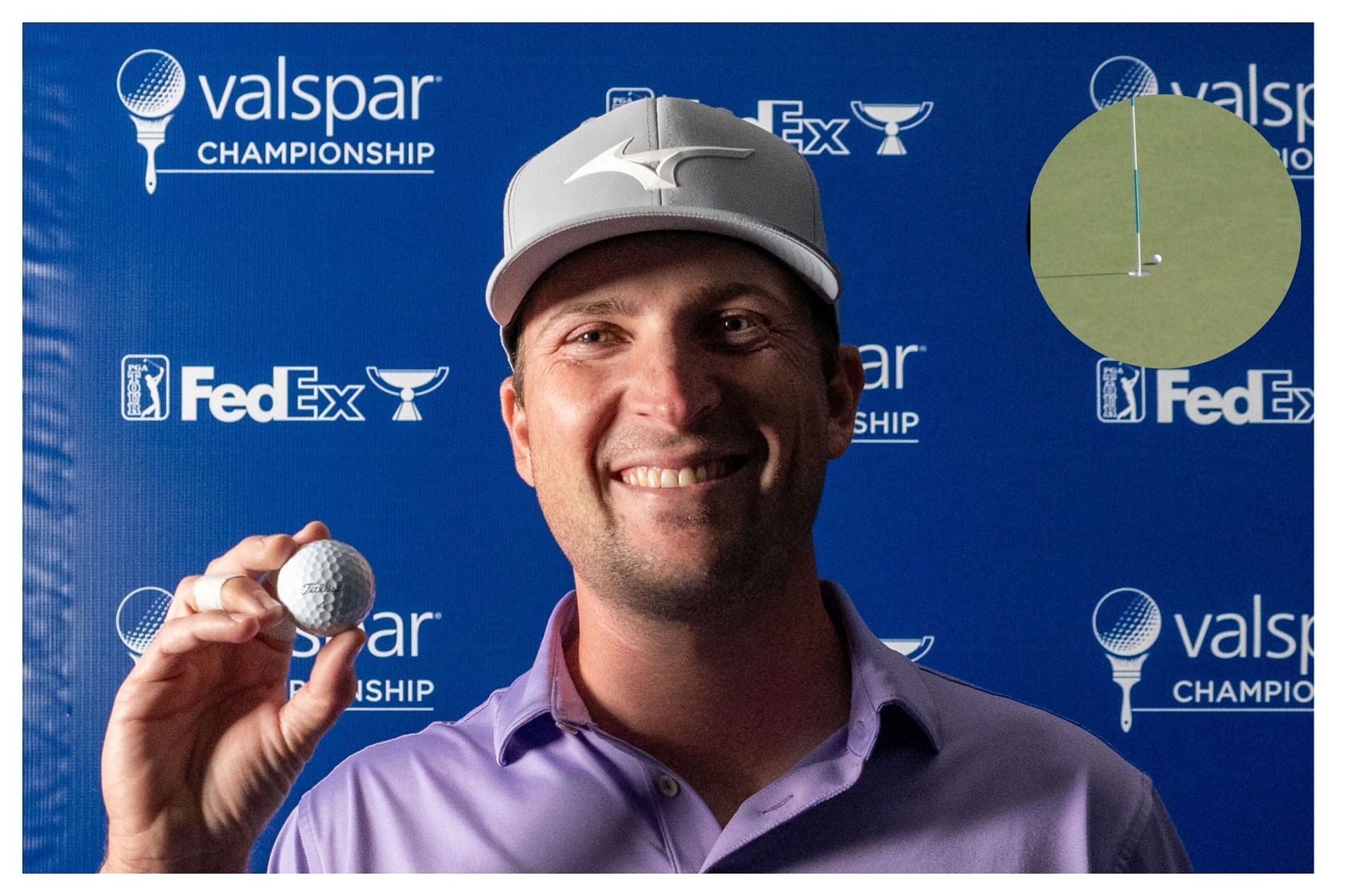 Steven Fisk makes hole-in-one at the Valspar Championship 2025 (Image via X@PGATour)