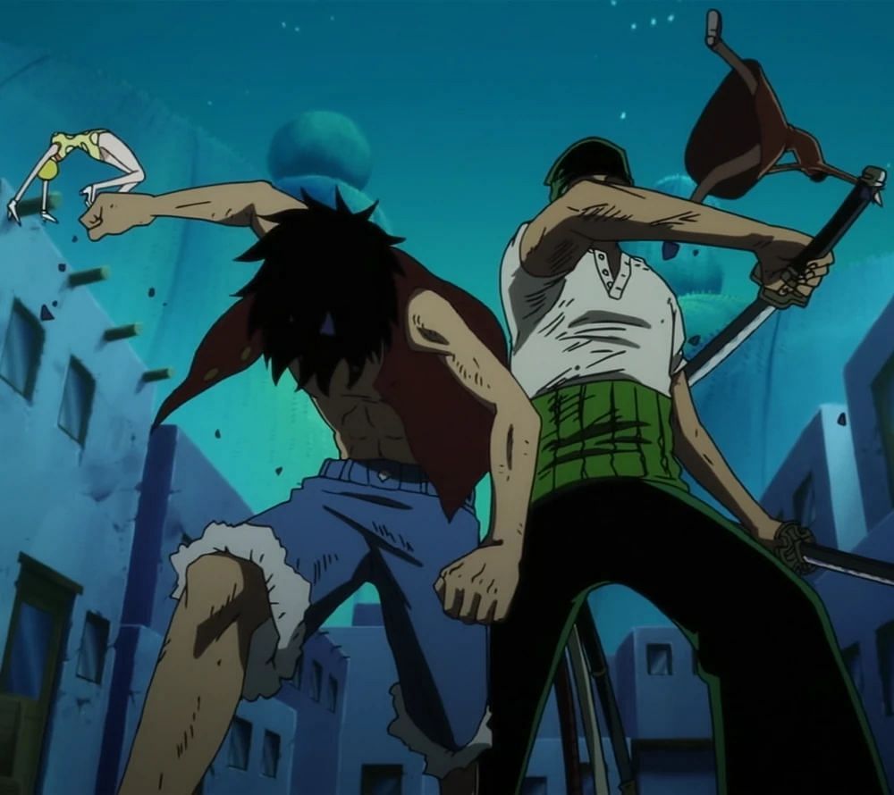 Monkey D. Luffy in One Piece.