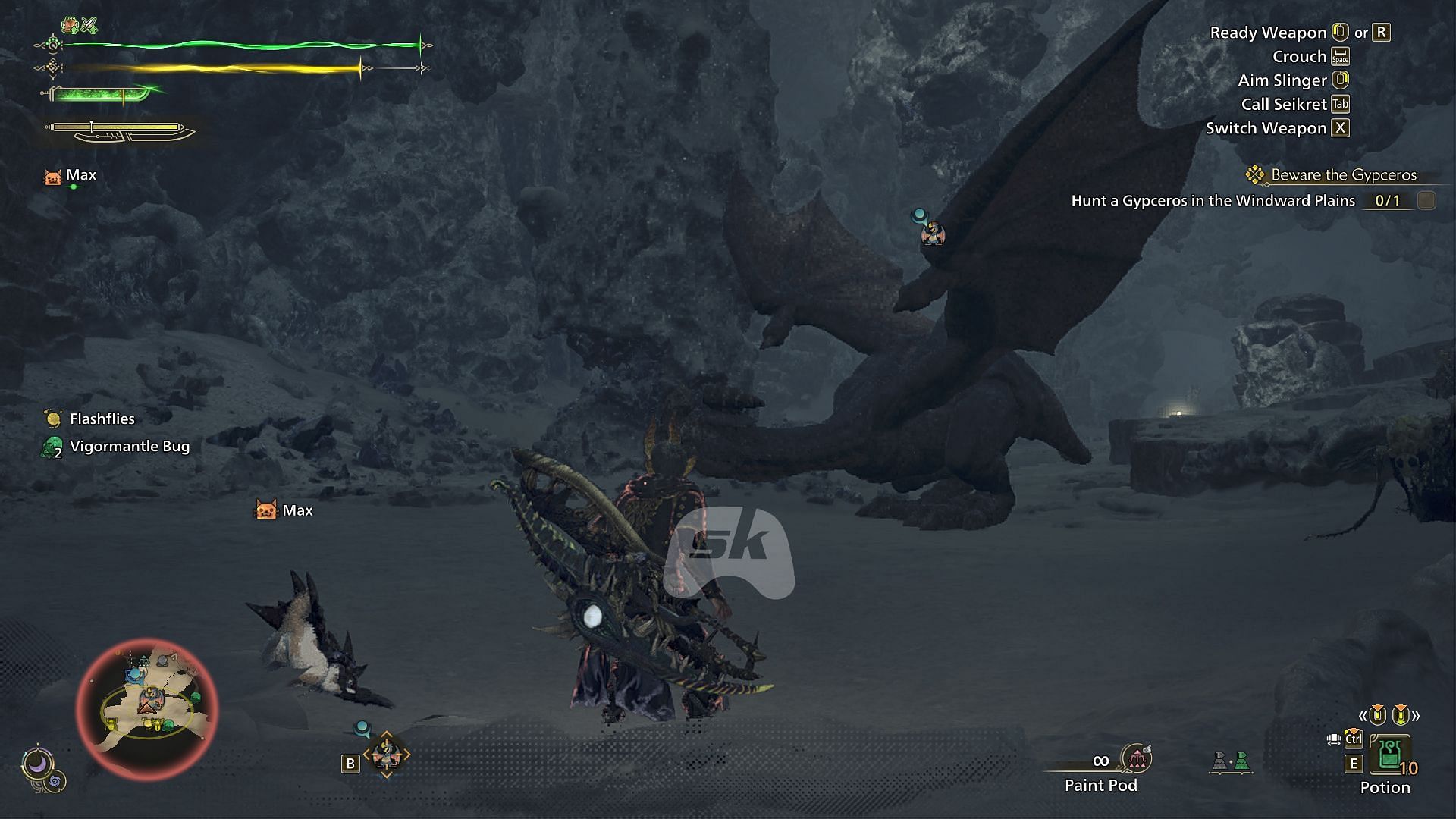 Gypceros in Monster Hunter Wilds (Image via Sportskeeda Gaming || Capcom)