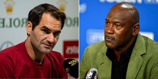 "I wanted to be like Michael Jordan eventually" - When Roger Federer opened up about how he changed his cocky and confident attitude over time