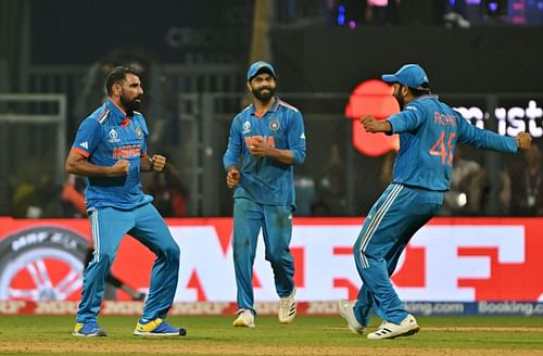 India beat New Zealand by 70 runs in the 2023 ODI World Cup semi-final. [P/C: Getty]
