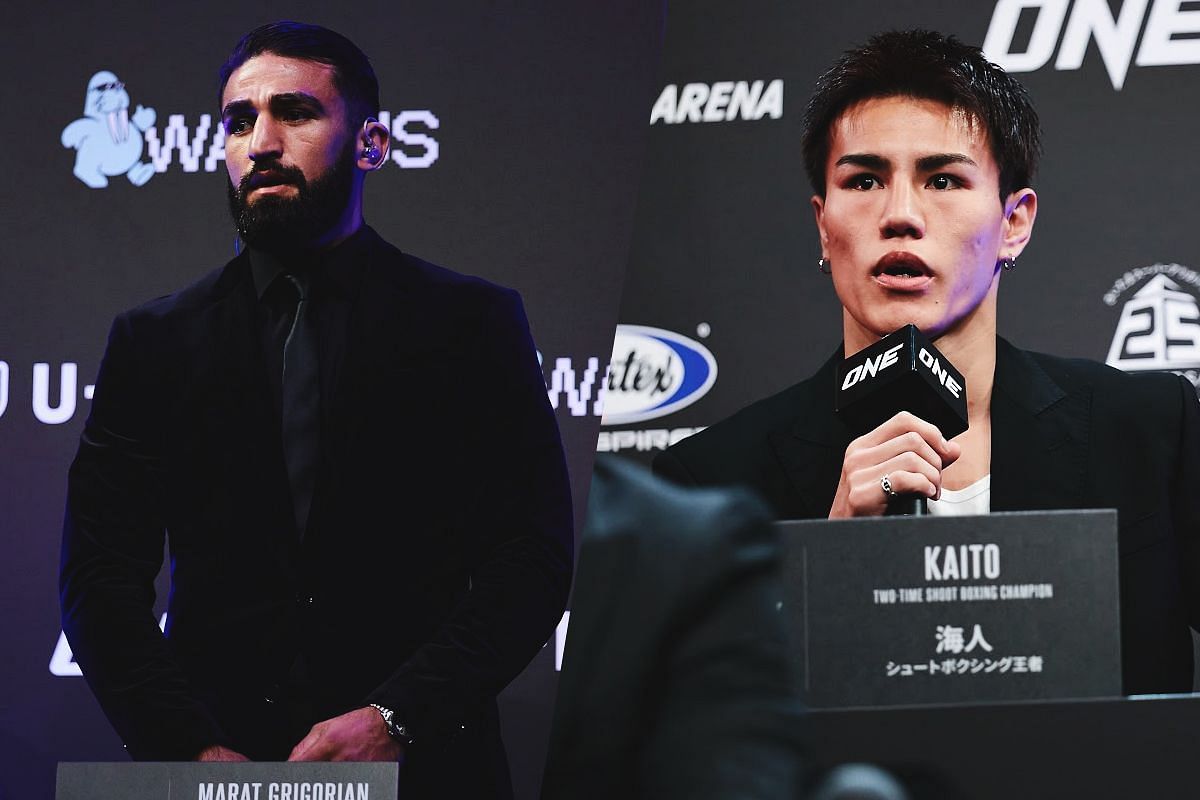 Marat Grigorian (left) and Kaito Ono (right) | Image credit: ONE Championship