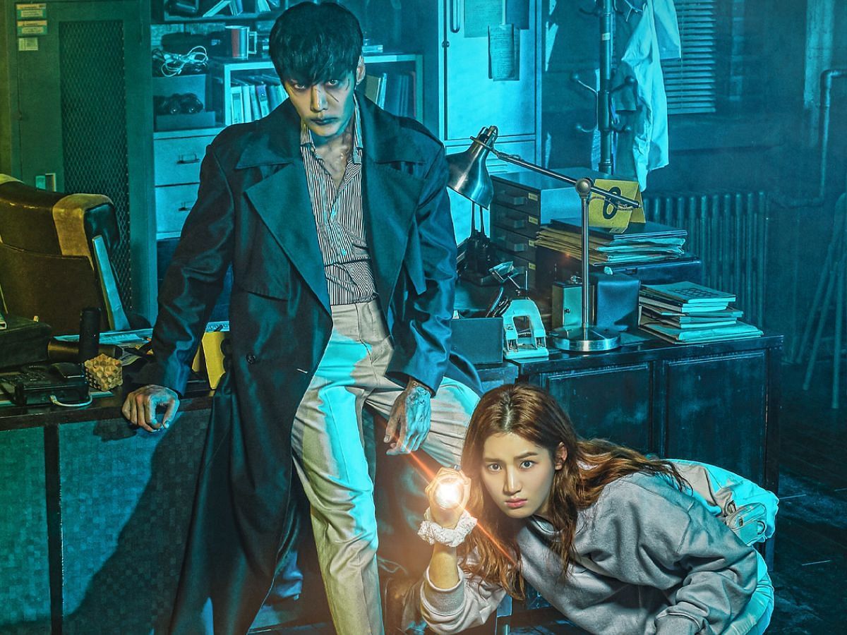 Choi Jin-hyuk and Park Ju-hyun for Zombie Detective (Image via Viki)