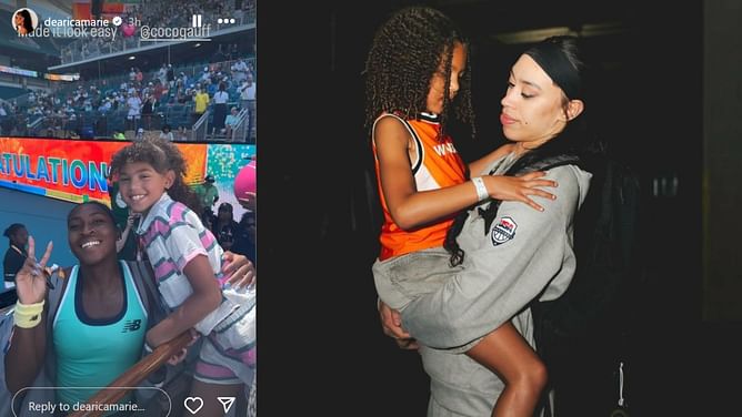 Dearica Hamby drops 4-word response after Coco Gauff snaps pic with her daughter post-Miami Open win