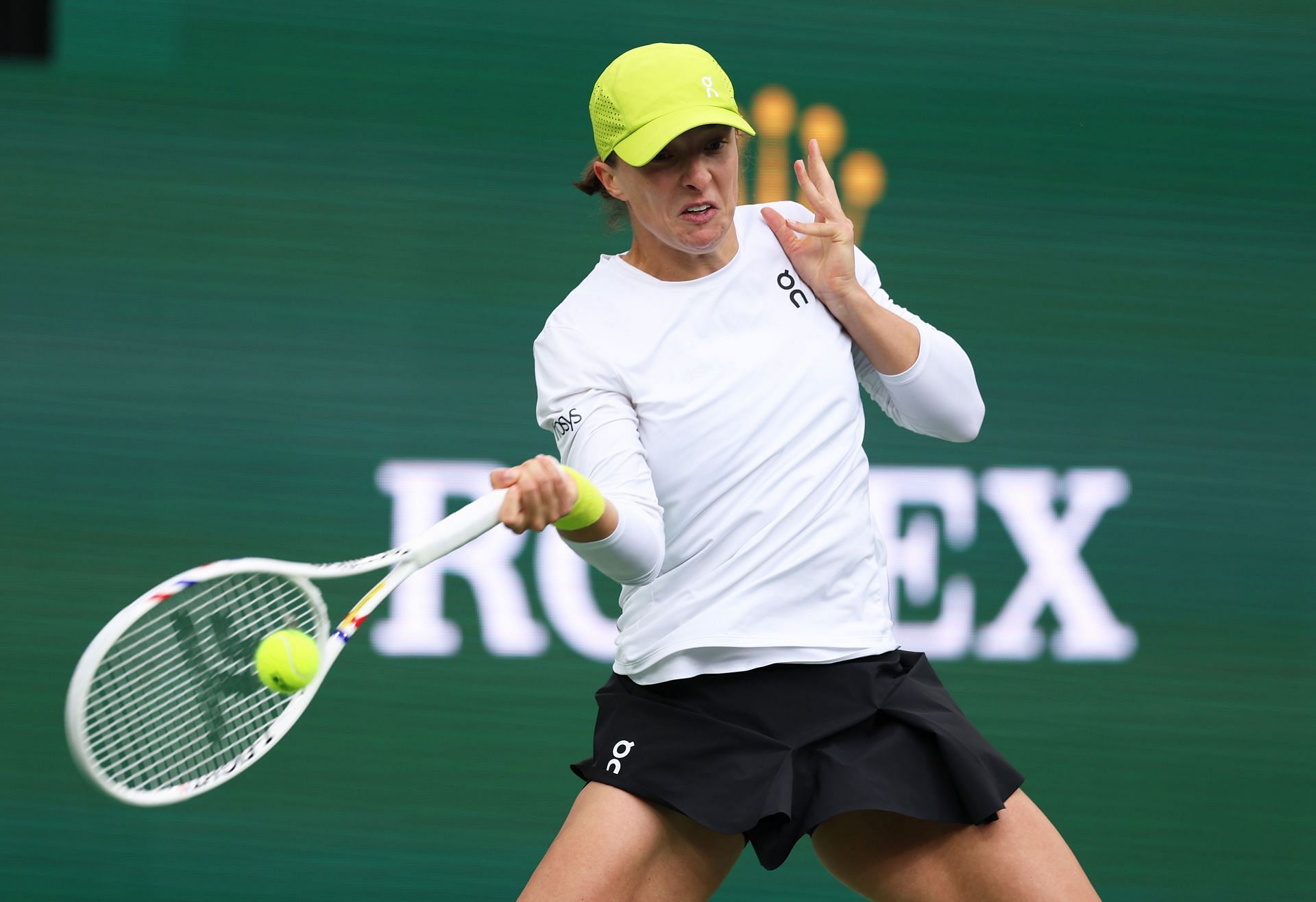 Iga Swiatek at the 2025 BNP Paribas Open at Indian Wells [Image Source: Getty Images]