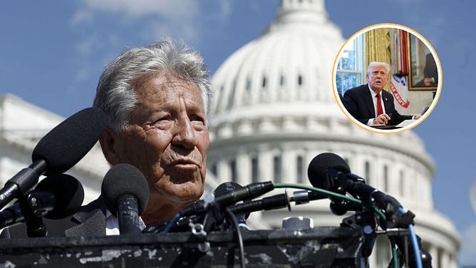 When Mario Andretti gave US President Donald Trump a ride