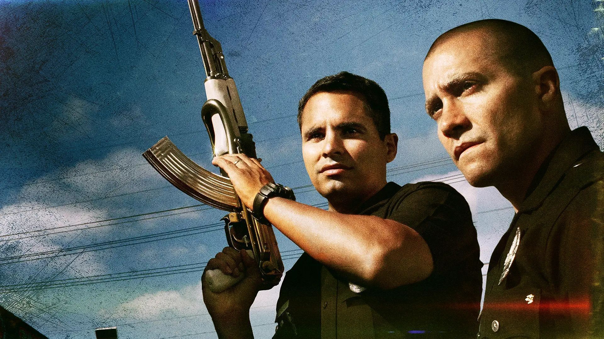 End of Watch follows LAPD officers and their run-ins with gangs (Image via Prime Video)