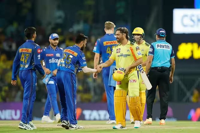 What happened the last time CSK played MI at the Chepauk Stadium before IPL 2025?