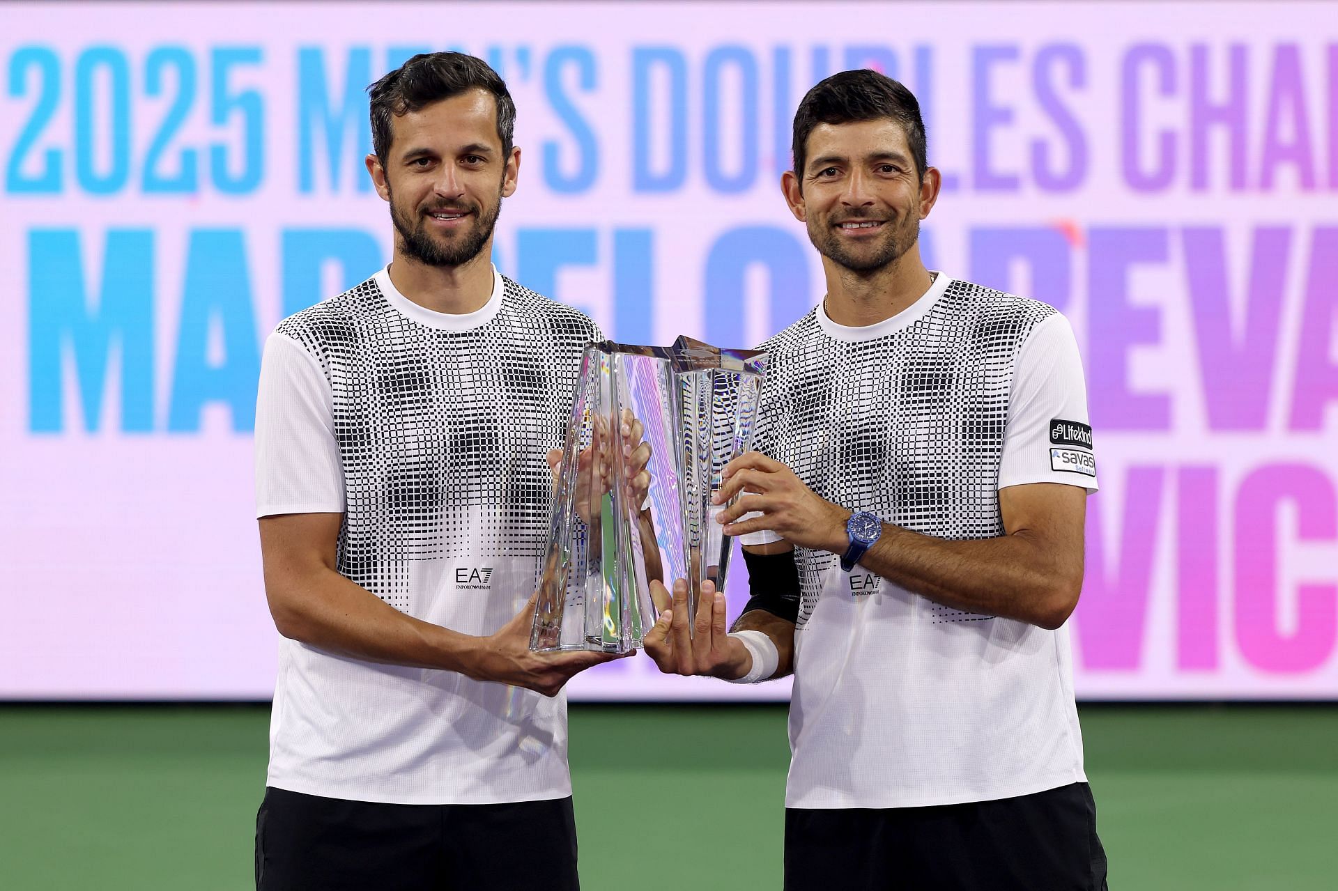 Mate Pavic and Marcelo Arevalo won the Indian Wells men&#039;s doubles title - Source: Getty