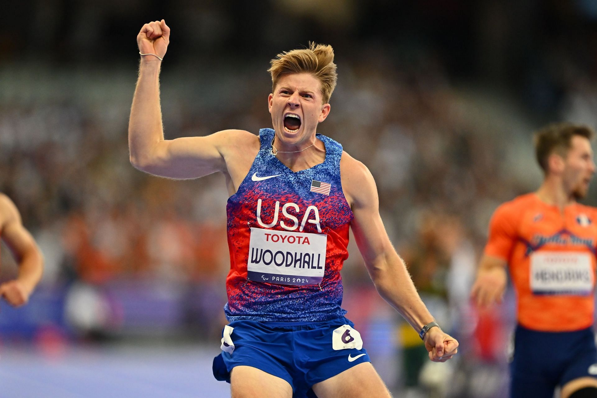 Woodhall at the Paralympic Games (image source: Getty)