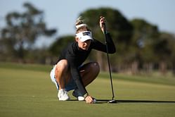 Nelly Korda keeps her fans in mind amid an early Saturday morning on the golf course
