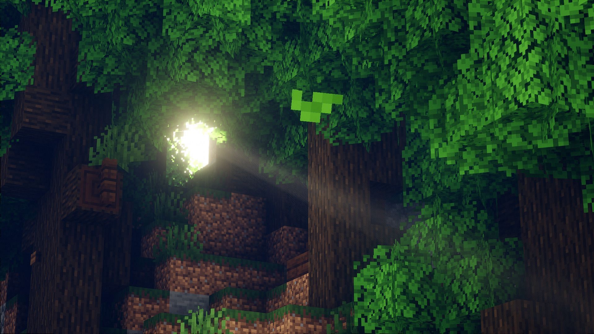 Motschen&#039;s Better Leaves resource pack (Image via Mojang &amp; Motschen)