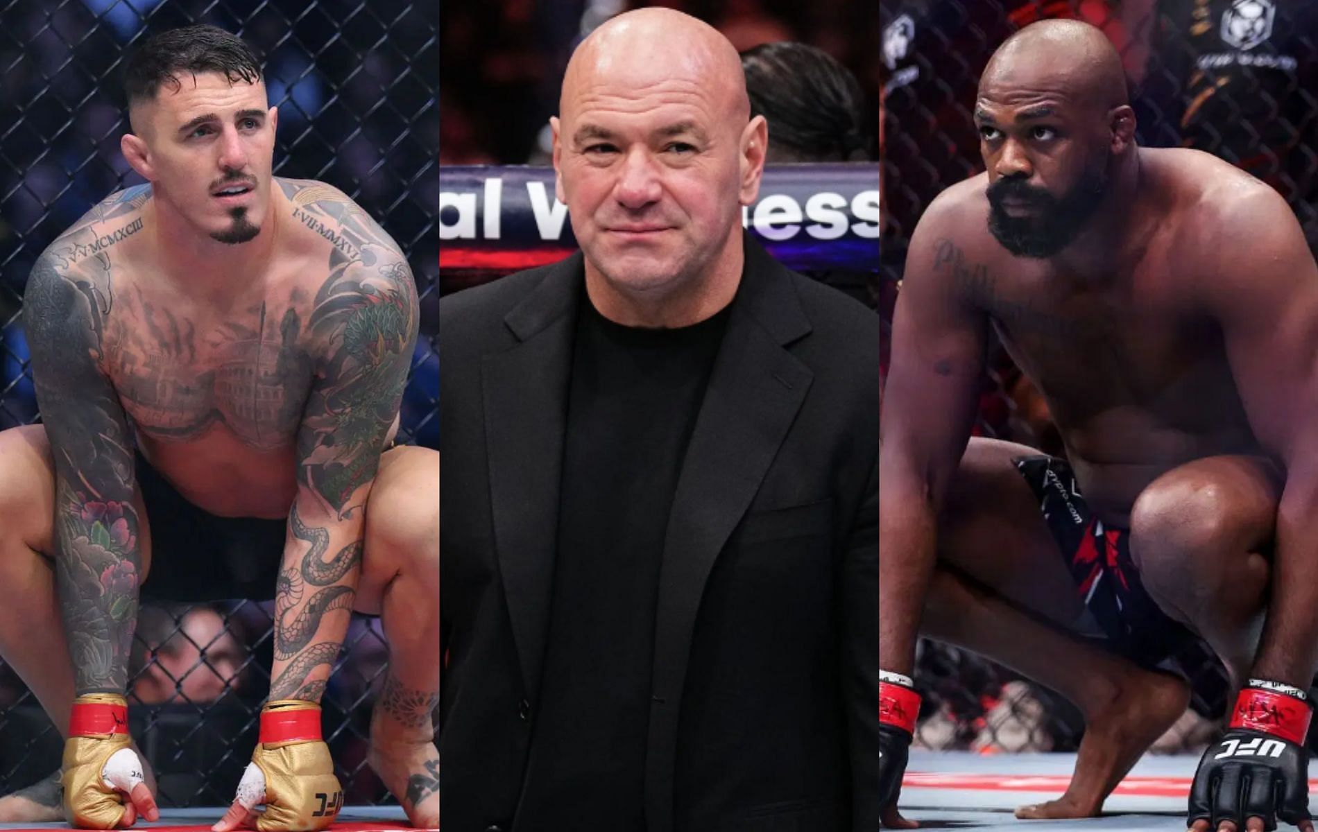 Dana White comes clean on the materialization of the Jon Jones vs. Tom Aspinall fight. [Image Courtesy: Getty Images]