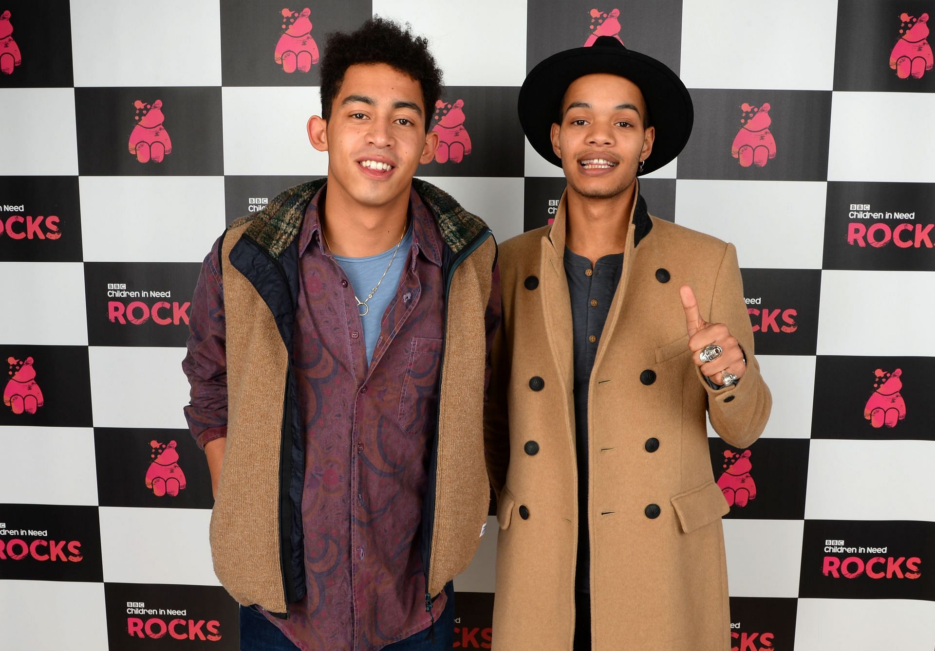 Stephens and Alexander-Sule posing for Rizzle Kicks (Image via Dave J Hogan/Getty Images)