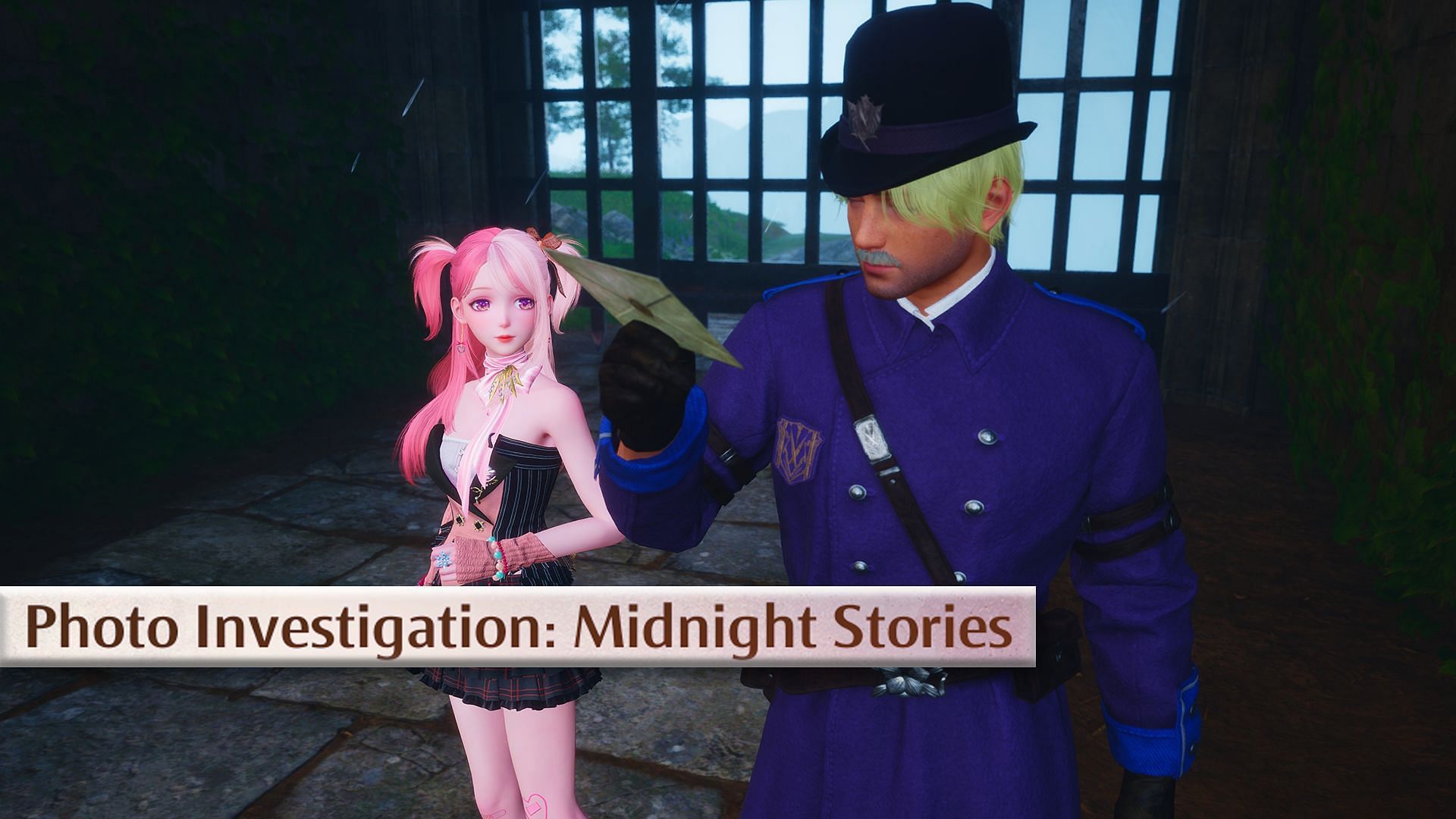 Walkthrough for Photo Investigation: Midnight Stories quest in Infinity Nikki (Image via Sportskeeda Gaming/Infold Games)