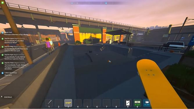 Where is the Skate Park in Schedule 1?