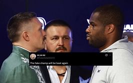 "Fake champ will be beat" - Fans react as Oleksandr Usyk vs. Daniel Dubois rematch gets an official date and venue