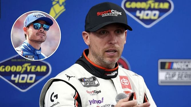 Denny Hamlin’s cold response to Kyle Larson’s post-race jab: “I’m glad Chandler beat you”
