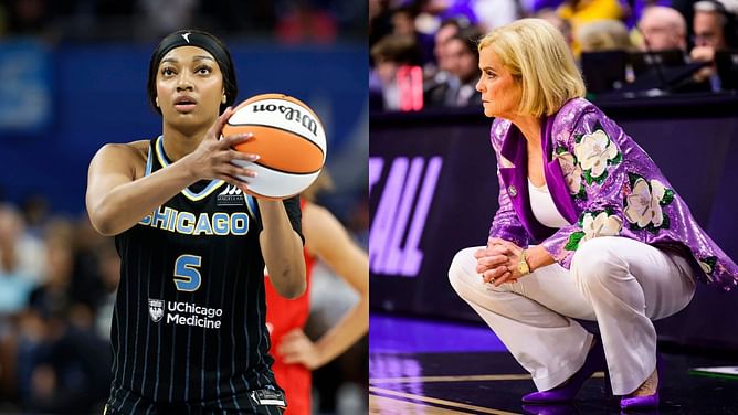 Kim Mulkey showers love on Angel Reese as Chicago Sky star returns to WNBA practice