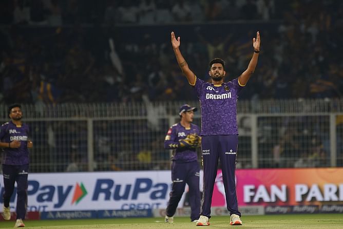 Harshit Rana bowls a smart off cutter to castle Aiden Markam on 47 and break 99-run opening partnership in KKR vs LSG IPL 2025 match [Watch]